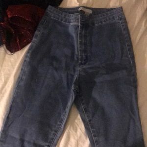 High wasted skinny jeans